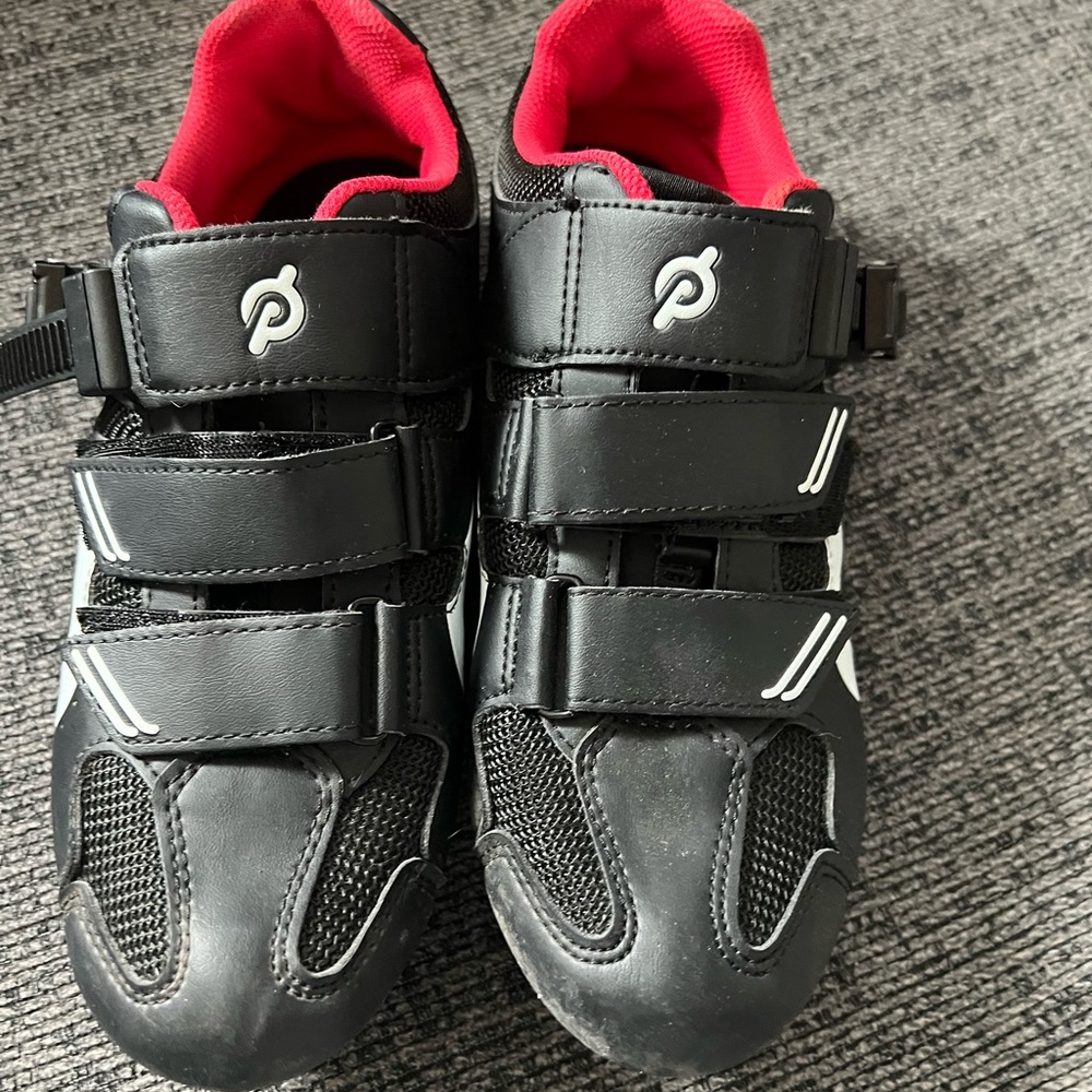 Adult Peloton Black Cycling Shoes